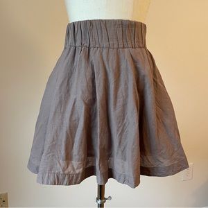 Only Elastic Waist Mini Circle Skirt W/ Pockets XS
